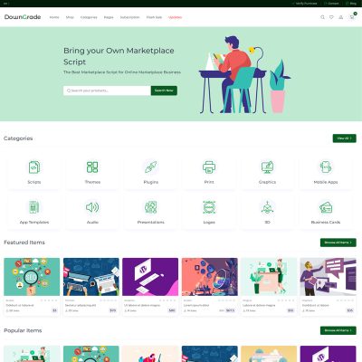 DownGrade - Single Vendor Digital Marketplace