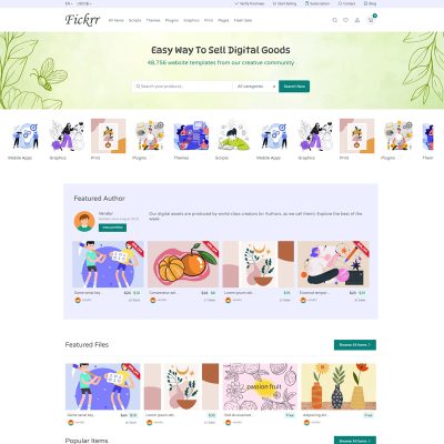 FicKrr - Multivendor Digital Marketplace