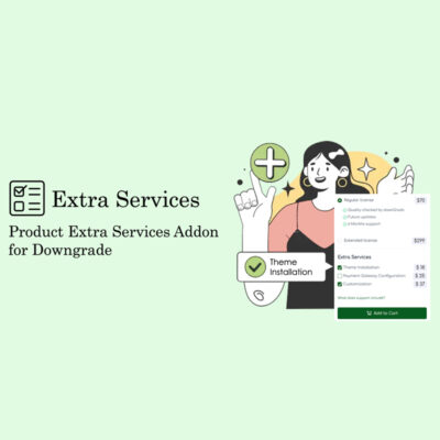Product Extra Services Addon for Downgrade